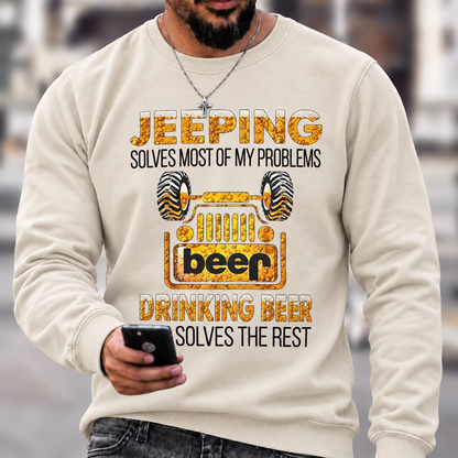 Drinking Beer Solves The Rest Jp Unisex T-shirt