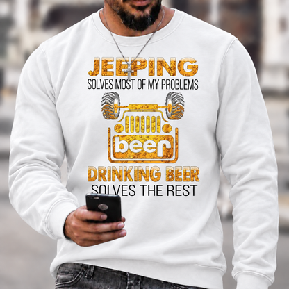 Drinking Beer Solves The Rest Jp Unisex T-shirt