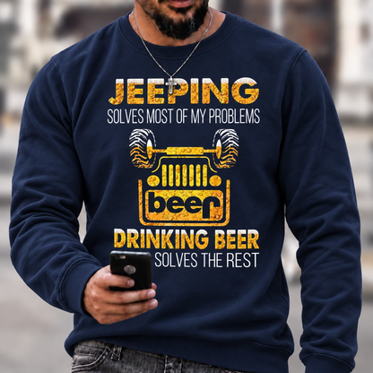 Drinking Beer Solves The Rest Jp Unisex T-shirt