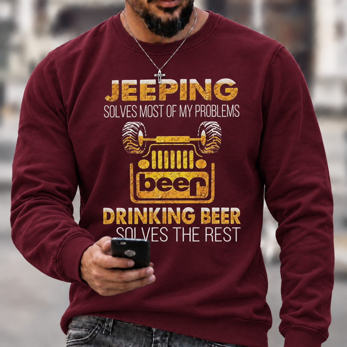 Drinking Beer Solves The Rest Jp Unisex T-shirt