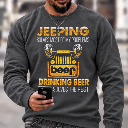 Drinking Beer Solves The Rest Jp Unisex T-shirt