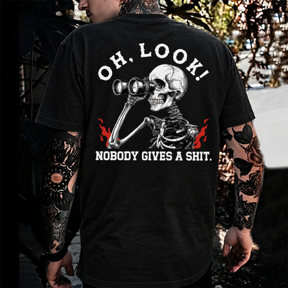 Oh Look! Nobody Gives A Shit Custom Your Year T-Shirt
