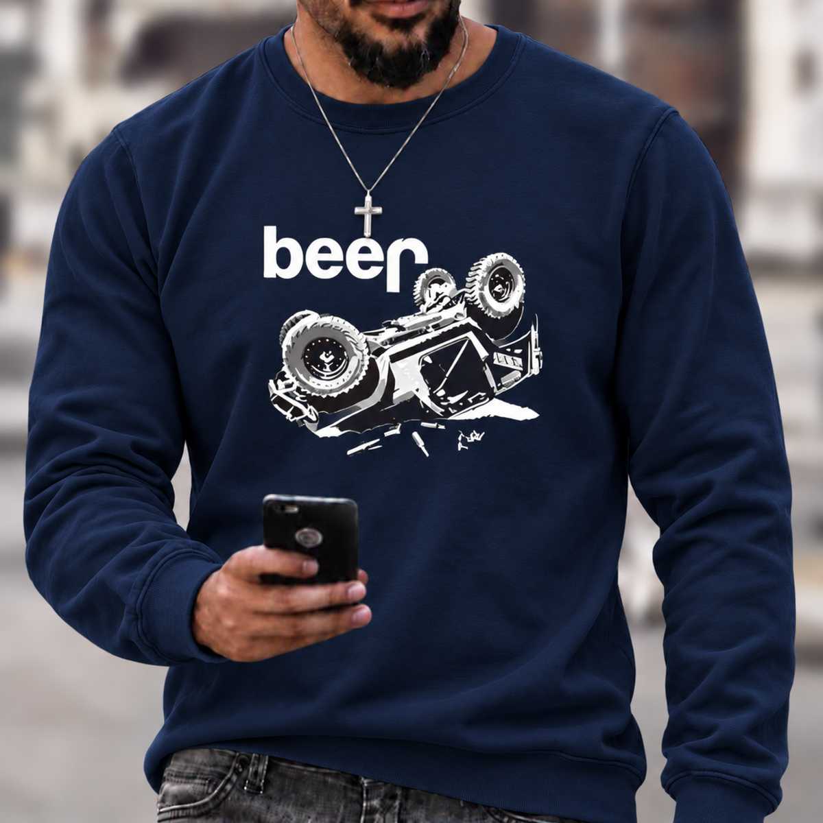 Funny Beer Overturn Jp Offroad T-Shirt