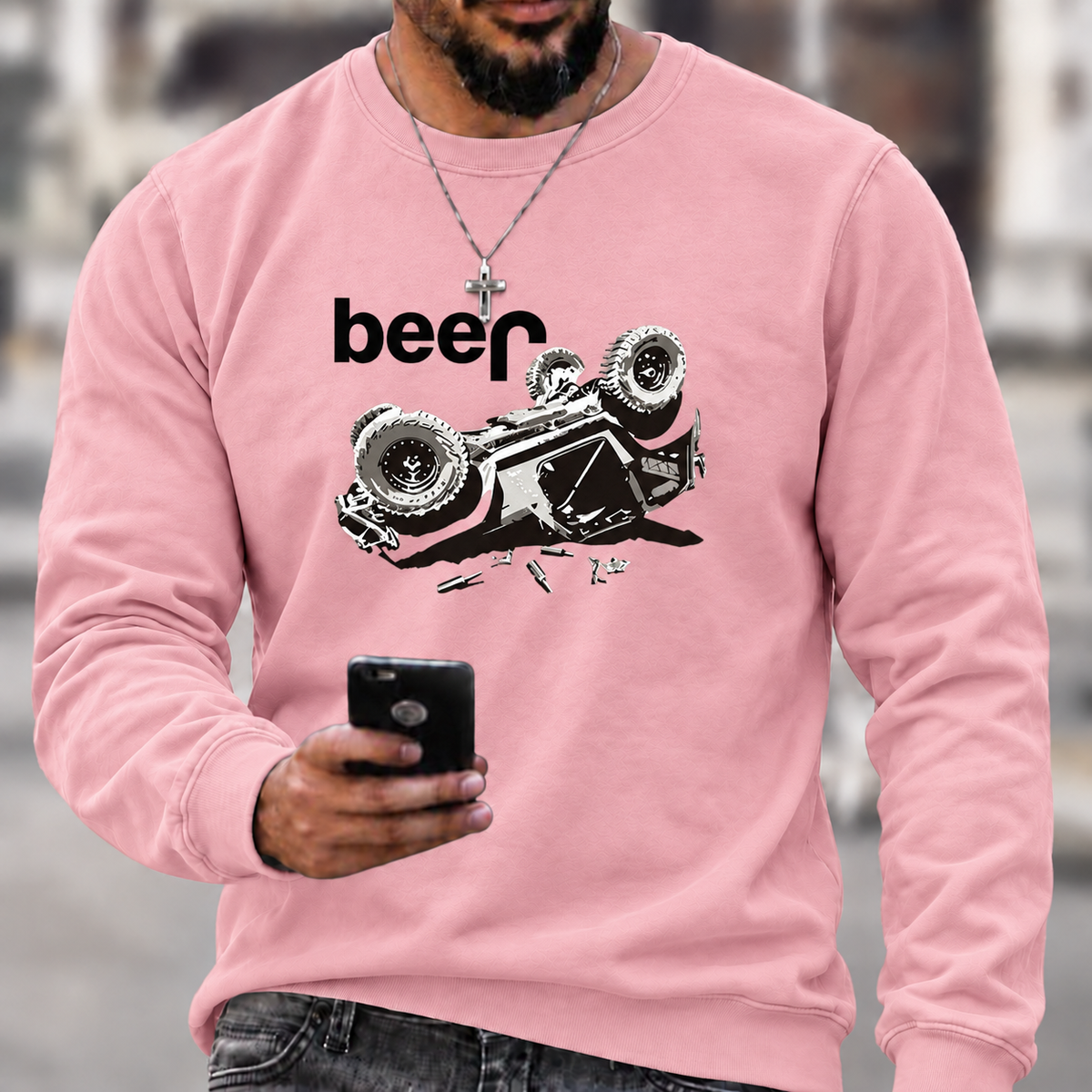 Funny Beer Overturn Jp Offroad T-Shirt