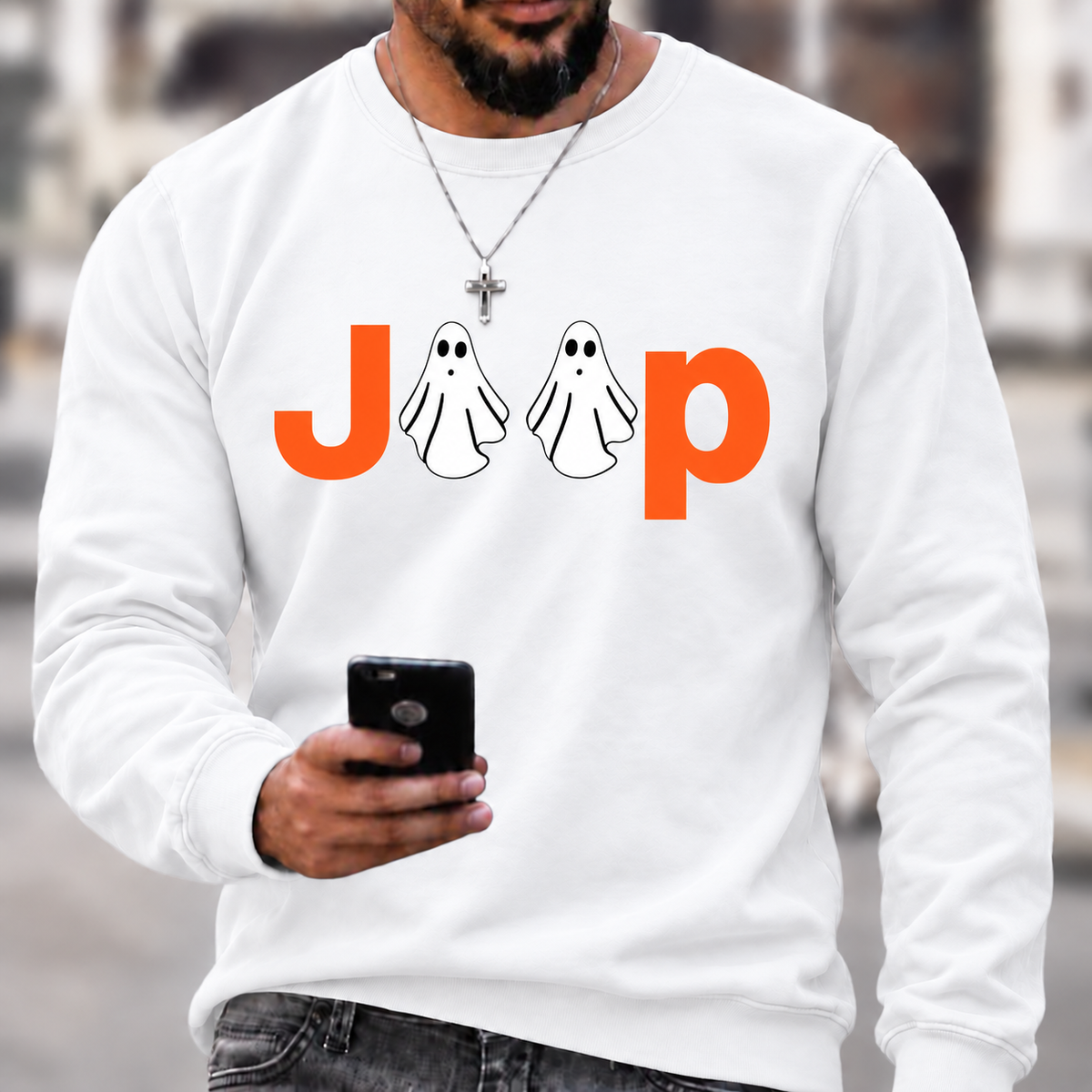 Jp Ghost Halloween Unisex Jp T-shirt